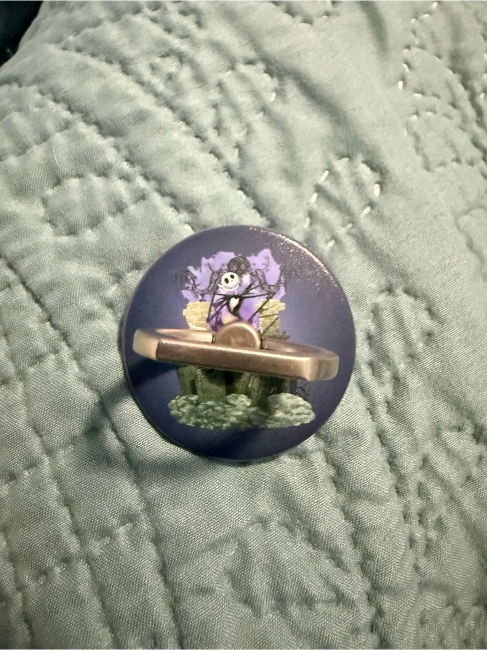 Nightmare Before Christmas Purple phone pop socket